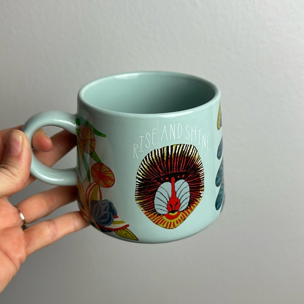 Opalhouse Rise and Shine Baboon Coffee Mug
